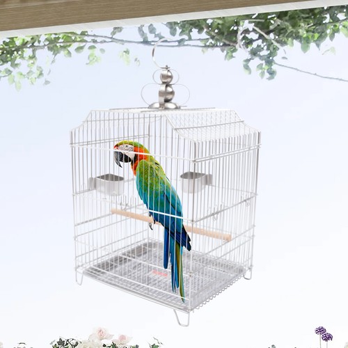 Bird Cage Easy to Carry Safety Lock for Budgies Cockatiels Cockatoos Parakeets - Picture 2 of 14
