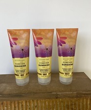 Bath  Body Works Forever Sunshine Peonies, Musk Body Cream Hyaluronic Acid x3