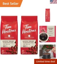 Whole Bean Medium Roast Coffee – 100% Arabica, 24oz Total, Pack of 2 14.99 per pound