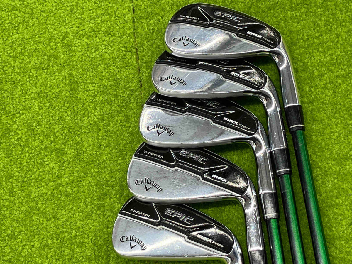 Callaway EPIC MAX FAST Iron SET #7-pw-gw 5pc Graphite Speeder 