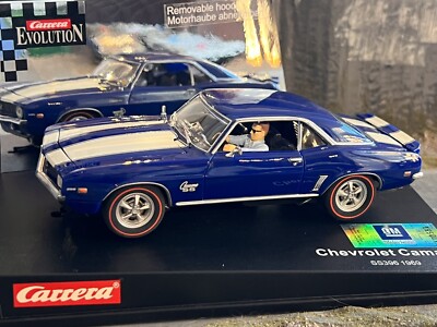 Voiture Slot Racing CARRERA Evolution 25464 - Chevrolet Camaro SS396 - Occasion Très Bon état