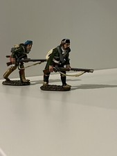 John Jenkins Designs-The Raid at St-Francis 1759. Two Rangers Advancing.