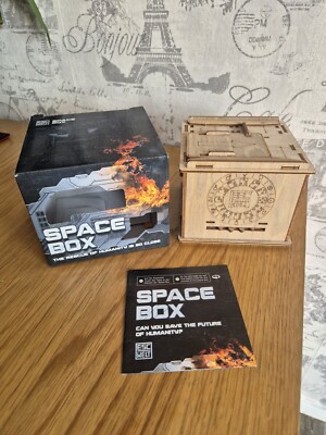 Escape Welt Space Box Escape Room Holz Brainteaser Puzzle Box für Erwachsene