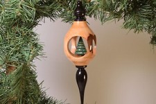 Christmas ornament - Hand made all wood