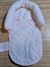 Gold Bug Baby Girl Newborn Cotton Blend Pink  White Striped Headrest