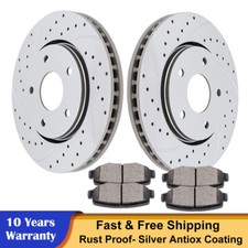 Front Brakes Rotors Brake Pads Fit Dodge Grand Caravan Chrysler Town & Country