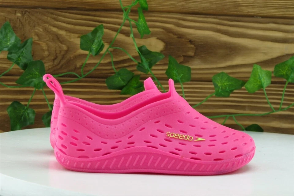 Speedo Niño Niñas 5-6 Medio Rosa Lluvia Zapato Sintético Foto 4 de 4