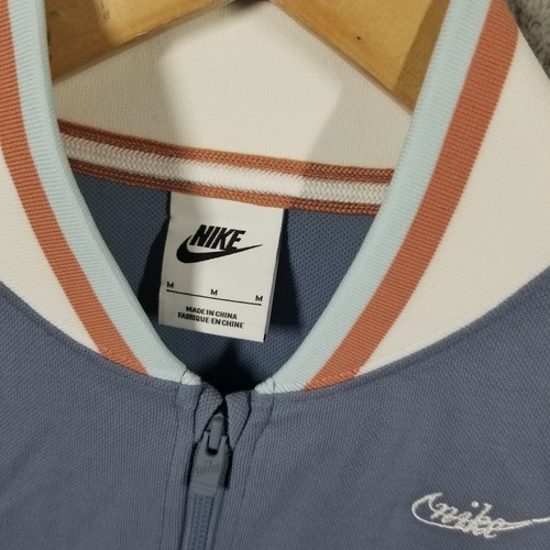 Kids' Girls Teen Nike Sportswear Full Zip Jacket Medium Blue FV0193 NWT - Picture 2 of 10