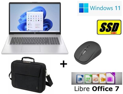 HP LAPTOP AMD HEXA-CORE RYZEN5 ~ 1000GB SSD (1TB) 64GB RAM ~ 17,3'' OFFICE WIN11