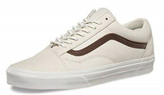 leather beige vans