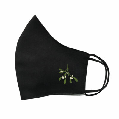 Mistel Gesichtsmaske Schutzhülle Waschbar Wiederverwendbar Atmungsaktiv Weihnachten