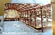VINTAGE POSTCARD INTERIOR OF SUTRO BATHS SAN FRANCISCO CA 1911