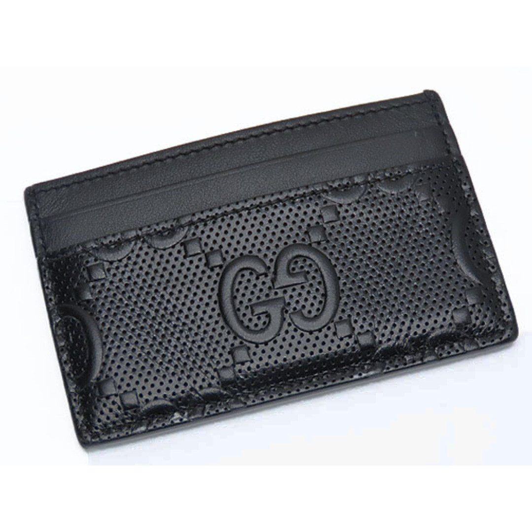 Gucci Gg Embossed Leather Card Case Pass Business Holder Gucci Gg Embossed Leather Card Case Pass Business Holder