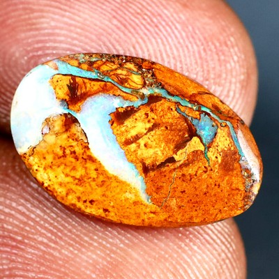 3.57 KT Tremendo Decorato (17 X 11 MM) Multi Australiano Koroit Masso Opale