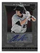 2013 PANINI-SELECT CHRIS HERRMANN AUTO RC #199 MINNESOTA TWINS 061/750