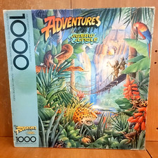Springbok THE ADVENTURES OF THE JIGSAW JUNGLE 1000 pc Puzzle, PZL5964, Very good