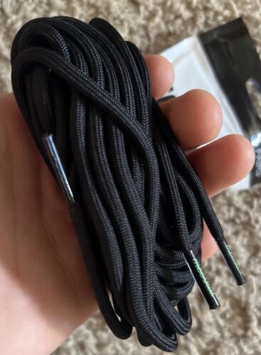 Meerkat Snowboard Boot Laces (pair) 99” New Snowboarding OSFM Round /black - Picture 3 of 8