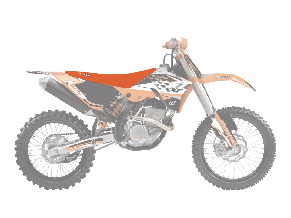 Coprisella copertina sella Ktm Exc Sxf 125 250 300 450 530 2007 - 2011 DoubleGri - Immagine 2 di 2