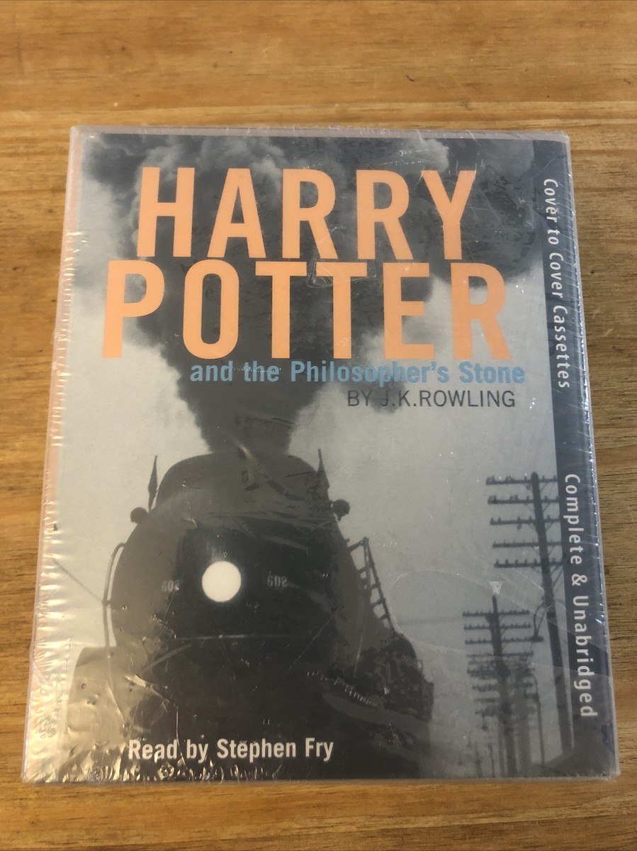 Harry Potter Philosopher's Stone CASSETTE AUDIOBOOK read by