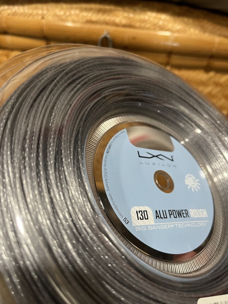 New Luxilon ALU Power Rough 130 Reel 16 (1.30mm Tennis String