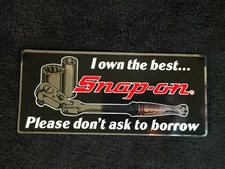 Vintage 1980s Snap-on Tools I Own the Best Foil Decal Sticker NEVER USED MINT