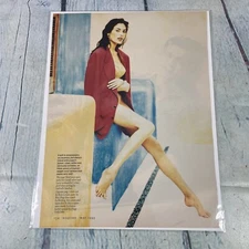 1993 Sexy Lady Legs Body Swimsuit Jacket Vtg Print Ad/Poster Pinup Magazine Page