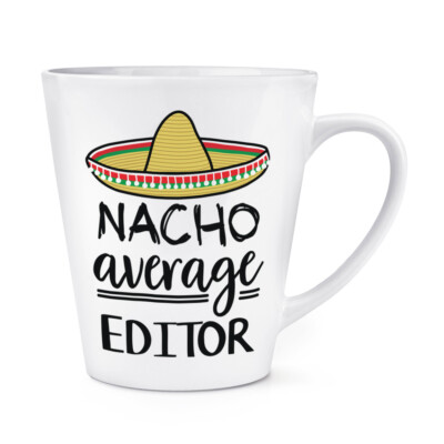 Nacho Durchschnitt Editor 341ml Latte Becher Cup Worlds Best Favorit Lustig Toll