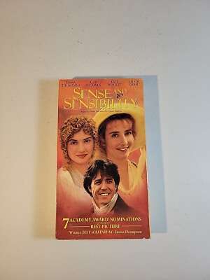 Sense and Sensibility (VHS, 1996, Closed Captioned) 43396115934| eBay