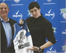 JANELLE MCCARVILLE Signed 8.5 x 11 Photo Signed REPRINT Basketball WNBA Lynx