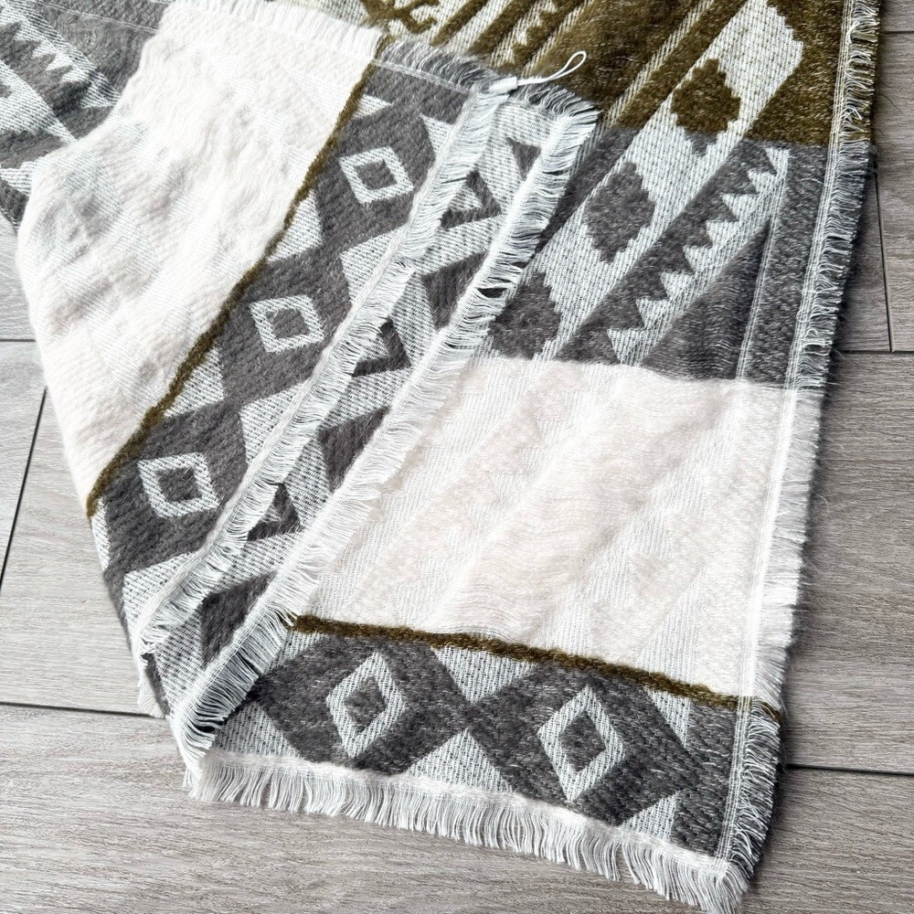 ETEREO Soft Fluffy Patchwork Tie Southwestern Pat… - image 10