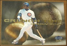 2000 Fleer Ultra Crunch Time Sammy Sosa Insert Card #6CT Chicago Cubs NRMT