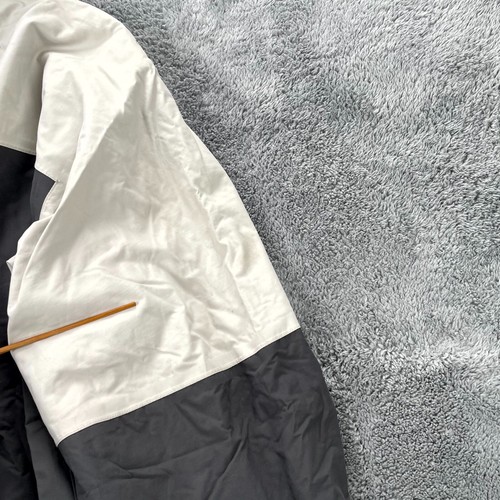 Burton Jacket Mens Large Gray White Snowboard Coat Hooded Full Zip Ski Winter - Picture 14 of 18