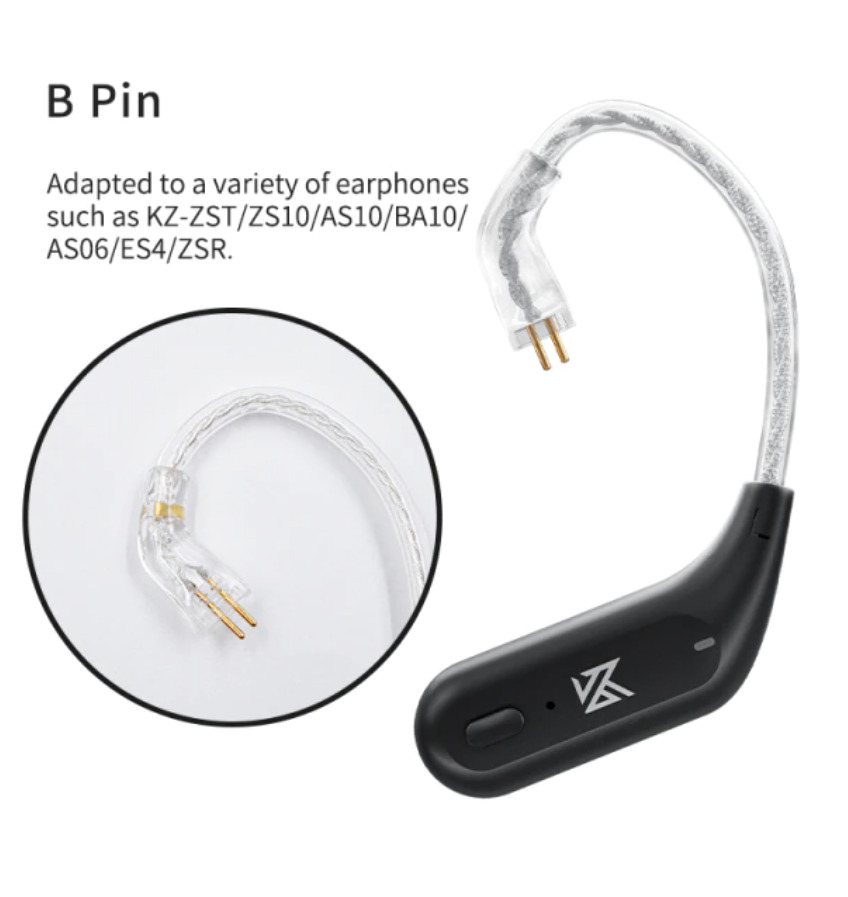 huichelarij Een zin Oplossen KZ AZ09 Wireless Bluetooth 5.2 Adaptor B Pin connector Earphone Charging  Case | eBay