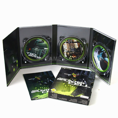 PC CD DVD Tom Clancys Splinter Cell Eurobox Pappschuber Anleitung Gut