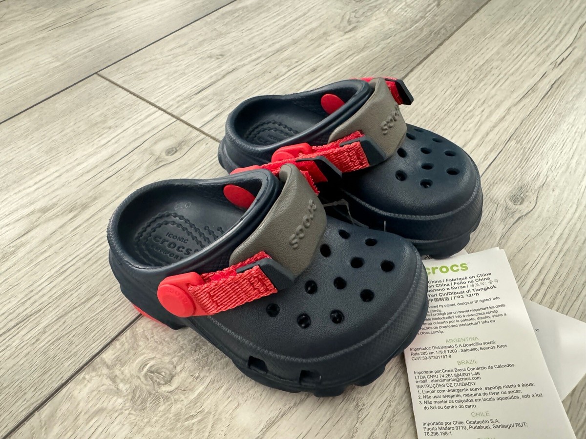Crocs All Terrain Clog T In Navy, Toddler Size 4/ C4 (EU 19-20