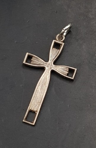 Old Quality Vintage Scandinavian Style Silver Cross Pendant. 🇬🇧 - Picture 2 of 6