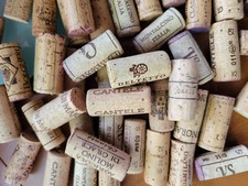 Cork Wine Bottle All Natural No Synthetic Lot of 100 Used w no Champagne