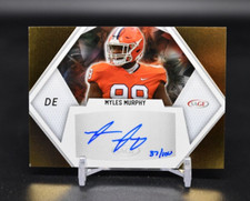Myles Murphy 2023 SAGE HIGH SERIES GOLD ROOKIE AUTO BENGALS CLEMSON RC /100
