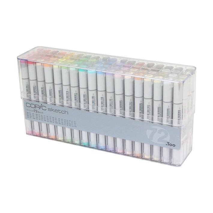 Too Copic Sketch Basic 72colors Set replaceable illustration quick