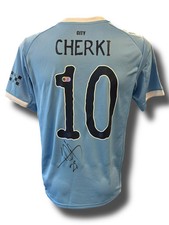 RAYAN CHERKI SIGNED MANCHESTER CITY FC 2025/26 HOME SHIRT (ACG CERT AG16617)