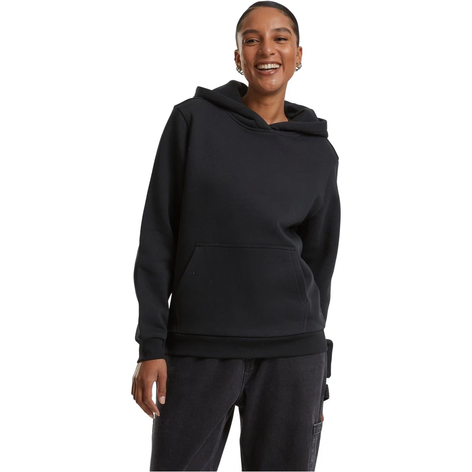 Urban Classics Ladies Fluffy Hoody Damen Kapuzenpullover Regular bequem Neuheit - Bild 3 von 4