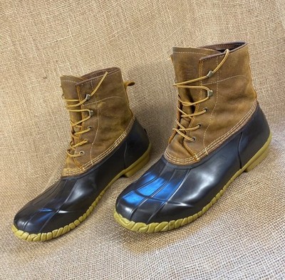 Georgia boot work boots waterproof tie duck boot hunting leather brown size 14 M