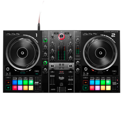 Hercules DJ Control Inpulse 500 - 2-Channel DJ Controller for Djuced & Serato wi