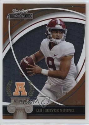 2021 Alumination NIL Collegiate Edition Alpha Orange 9/99 Bryce Young #ANA-3 w1s