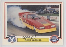 1990 Checkered Flag IHRA Keith Jackson #56 0q1p