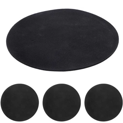4 Pcs Tapie De Souris Tapis Vierge Petit Rond Blancs Pour Sublimation - Photo 1/4