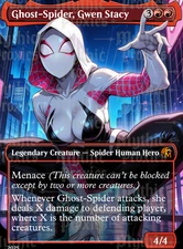 Ghost-Spider, Gwen Stacy High Quality Custom Altered Art Playtest Proxy Card