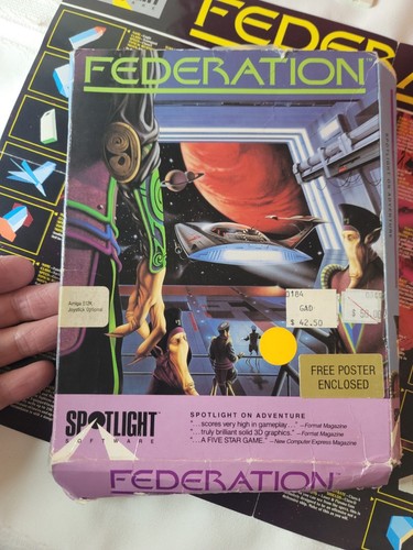 FEDERATION Amiga CINEMAWARE/SPOTLIGHT SOFTWARE - Picture 2 of 11