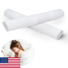 Tebery 2-Pack Waterproof Foam Bed Rail Pads for Kids, Seniors, Adults - Non-Slip