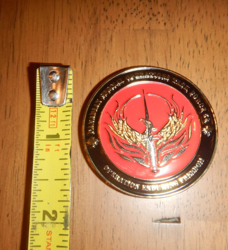 Canadian Special Operations Task Force 58 Challenge Coin * Afghanistan OEF GWOT